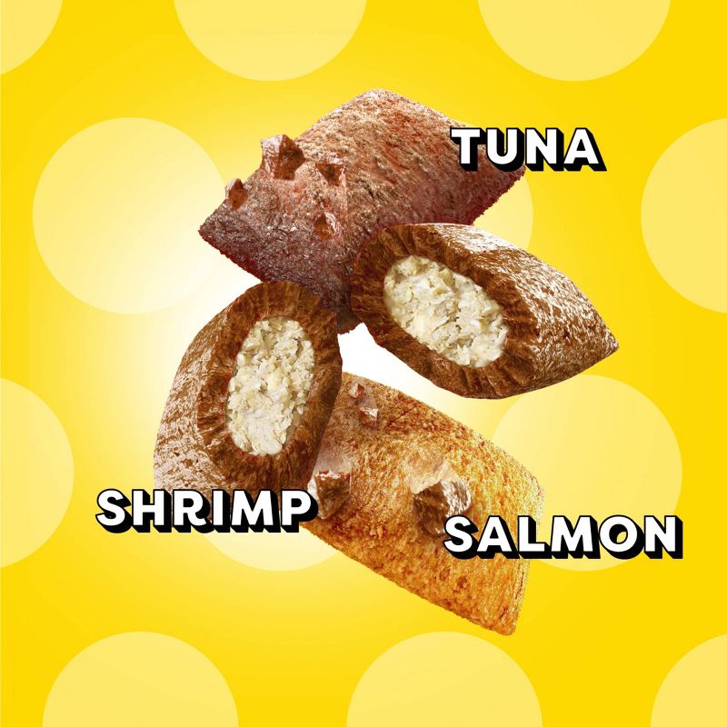 Temptations Mix Ups Surfers Delight Crunchy with Tuna and Salmon Flavor Cat Treats, 4 of 14