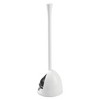 iDESIGN Una Toilet Plunger with Holder White - 3 of 4