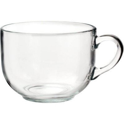 Baiccf Clear Coffee Mug 11oz(320ml) Glass Coffee Mugs For Hot Chocolate, Cappuccino Capacity Dishwasher Safe Tea Mug Kitchen Glassware(transparent)