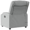 vidaXL Massage Recliner Chair Light Grey - 4 of 4