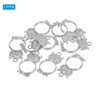 Unique Bargains DIY Crafts Earrings Necklace Bracelet Making Alloy Open Back Owl Bezel Pendants 10 Pcs - 3 of 4