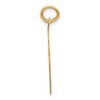 Black Bow Jewelry 14k Yellow Gold 20mm Swimming Disc Pendant - 2 of 4