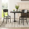 SEVOBAL Office Dining Chair Set of 2 High Back Wooden Chair Accent Chair Sturdy Task Chairs for Banquet Kitchen Living Room, Black, 18.1"*19.7"*35" - 2 of 4