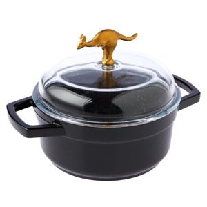 Curtis Stone 42oz Cast Aluminum Mini Baker with Kangaroo Lid Knob Refurbished - 1 of 4