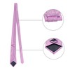 Allegra K Men's Polka Dots Business Wedding Pocket Square Clip Cufflinks Necktie Sets - 2 of 4