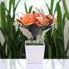 Unique Bargains Artificial Plants Mini Flower Plastic 2.95"x2.95"x7.87" 1 Pcs - 2 of 4