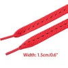 INSPIRE CHIC Wide Flat Colorful Shoelaces 1 Pair - 3 of 4