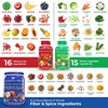 Balance of Nature Whole Health System - Whole Food Fruits & Veggies and Fiber & Spice Supplements - 30 Servings Each - 4 of 4