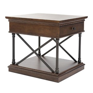 Liberty Furniture,Tribeca Drawer End Table in Cordovian Brown - 1 of 4