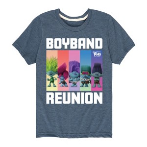 Boys' - Trolls - Boyband Reunion Branch and Brothers Short Sleeve Graphic T-Shirt - 1 of 4
