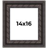 PosterPalooza | 3.5" Wide Ornate Black Picture Frame - UV Acrylic, Foam Board Backing, Hanging Hardware - 2 of 4
