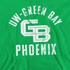 University of Wisconsin-Green Bay Official Uwgb Phoenix Logo Adult Pull-Over Hoodie - 2 of 4