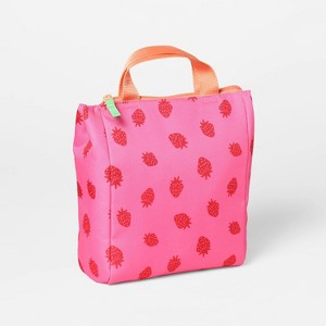 Kids' Lunch Bag Strawberry - Cat & Jack™️ - 1 of 3