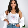 Simply Sage Market The Land Of The Free Coquette Racerback Tank - 4 of 4