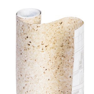 Adhesive Shelf Liner - 18 Inch x 20 Feet Beige Granite 18 in x 20 ft - 1 of 4