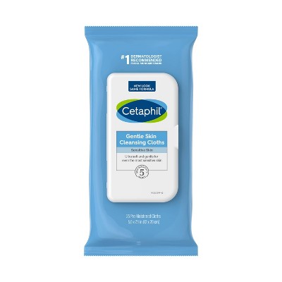 Cetaphil Gentle Skin Cleansing Cloths Unscented - 25ct