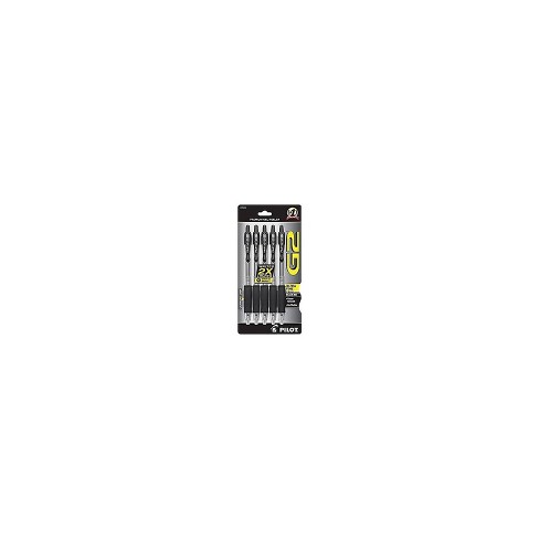 Pilot G2 Gel Pen Ultra Fine Point Black Ink 5 Pack Target