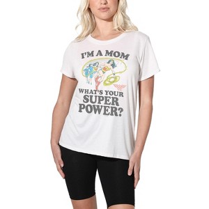 Women's Wonder Womanwonder Woman I'M A Mom Loose T-Shirt - 1 of 4