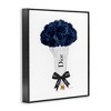 Stupell Industries Blue Rose Floral Bouquet Fashion Glam Bow, 16" x 20" - 3 of 4