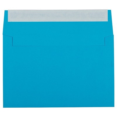 JAM Paper A9 Invitation Envelopes w/Peel & Seal Closure 5 3/4x8 3/4 BE Recycle 1534200B
