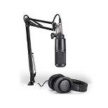 Audio-Technica AT2020PK Vocal Microphone Pack for Streaming/Podcasting, Black