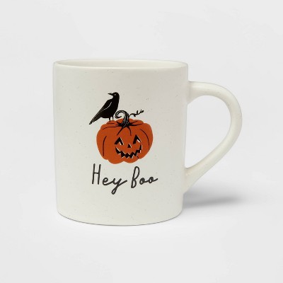 16oz Stoneware Hey Boo Halloween Mug - Threshold™