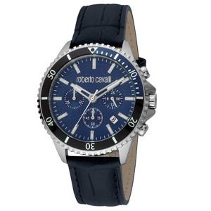 Roberto Cavalli Men's Classic Blue Dial Watch - RC5G049L0025 - 1 of 1