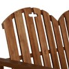 Garden Bench Brown Acacia wood 43.3 in Durable Garden Bench - 4 of 4