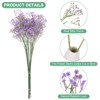 Unique Bargains Artificial Baby's Breath Faux Gypsophila Plastic Bouquets Real Touch Flowers 22.8" - 2 of 4