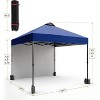 10x10 Pop Up Canopy with Sidewalls, Portable Outdoor Canopy with One Push Setup, Easy Set-Up Waterproof Pop Up Tent for Outdoor Party - 3 of 4
