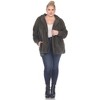 White Mark  PS Plush Hooded Cardigan with Pockets - 4 of 4