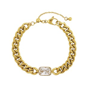 Cuban Chain Stone Bracelet - 1 of 1