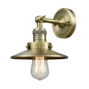 Railroad - 1 Light Wall Sconce In Traditional Style-8 Inches Tall and 8 Inches Wide - 1 of 1