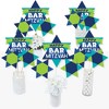 Big Dot of Happiness Blue Bar Mitzvah - Boy Party Centerpiece Sticks - Table Toppers - Set of 15 - 2 of 4