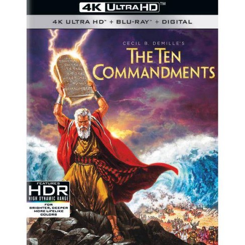 the ten commandments movie length