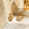 Cubic Zirconia Huggie Earrings 14k Gold Plated Tiny Earrings Small Huggie Hoop Earrings Simple Lightweight Hoops Gift for Women - 4 of 4