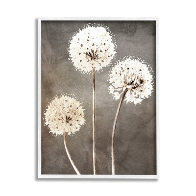 Stupell Industries Fluffy Dandelion Wildflowers Framed Giclee