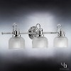 Urban Ambiance Luxury Luxe Industrial Bath Fixture,  8-3/4"H x 26-1/4"W,  Polished Chrome Finish, UHP2043 - 3 of 4