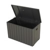TIRAMISUBEST 160/100/120/150 Gallon Outdoor Storage Deck Box Waterproof Large Patio Bin Lockable Cushions Tools Portable Handles Rollers - 2 of 4