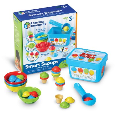 Learning Resources Smart Scoops Math Activity Set, 50 Pieces, Ages 3+