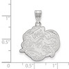 Black Bow Jewelry Sterling Silver North Carolina Tar Heels NCAA Large Pendant - 2 of 3