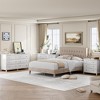 Modern Dresser 54" Wide - Extra Deep Storage, Freestanding Wooden Chest of Drawers - 4 of 4