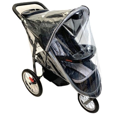 Sashas Premium Series Rain and Wind Cover for Baby Trend Sit N Stand Double Stroller 