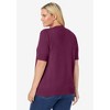Woman Within Perfect Elbow-Length Sleeve Cardigan - 3 of 4
