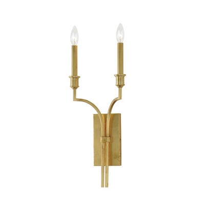 Maxim Lighting Normandy 2 - Light Wall Light in  Gold Leaf