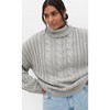 CITY CHIC | Avah Sweater - silver marle | 12 Plus - 2 of 4