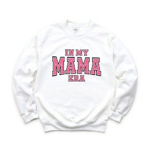 Simply Sage Market Women's Graphic Sweatshirt Pink Mama Era Varsity - 1 of 4