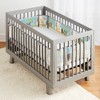 BreathableBaby Breathable Mesh Crib Liner, Classic Collection, Best Friends - image 2 of 4