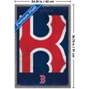 Trends International MLB Boston Red Sox - Logo 25 Framed Wall Poster Prints - 3 of 4