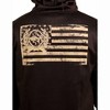Men's Flag Pullover 1/2 Zip Hoodie - CINCH - 2 of 2